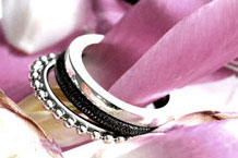 Ringar i 925 silver från Laakso