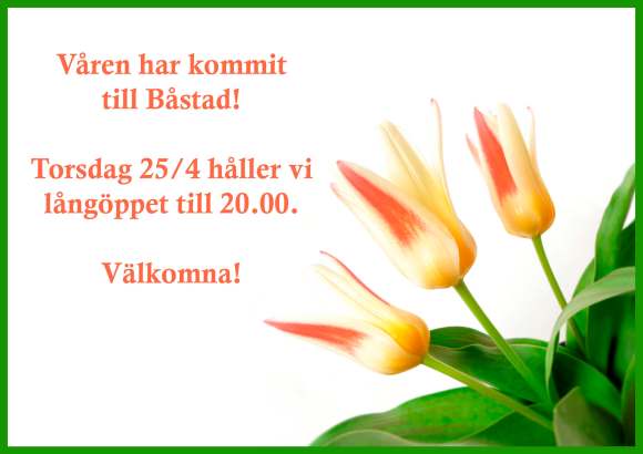 kvällsöppet rätt