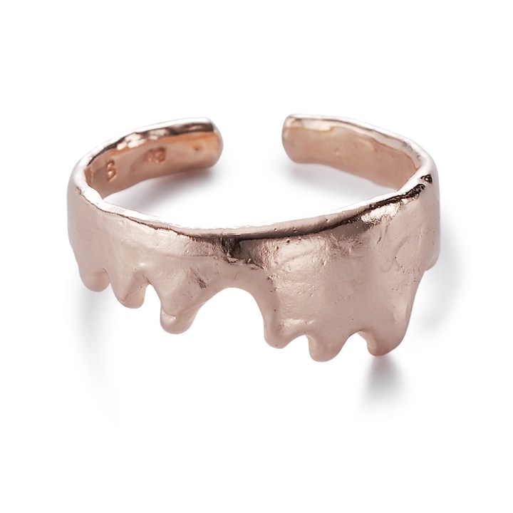 Fingertopp ring rosé, björg.