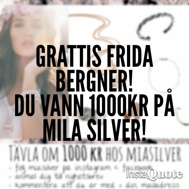 vinnare bloggtävling
