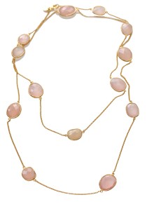 misst jewelry,halsband,belle pink